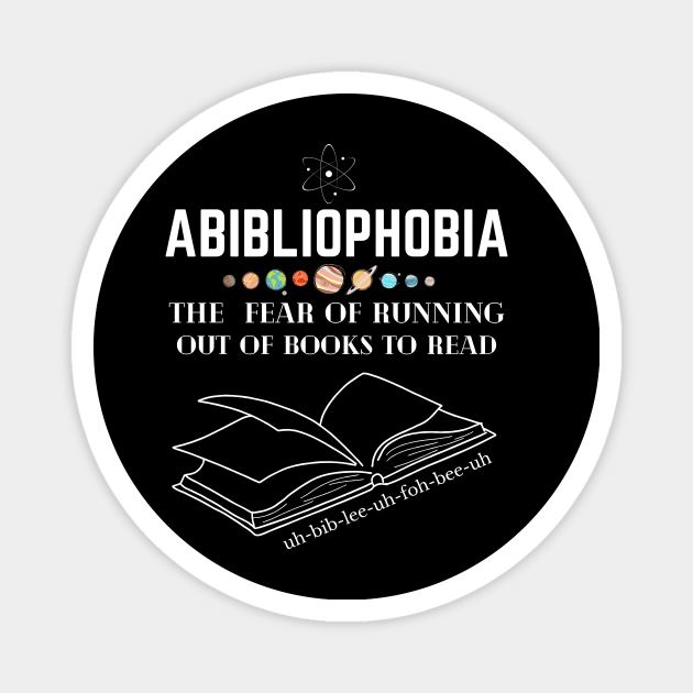 book abibliophobia Magnet by CoolFuture